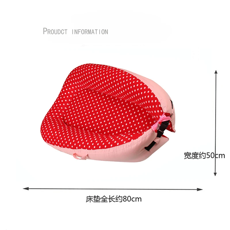 Новое мягкое детское гнездо, переносная кроватка для путешествий, Детская Хлопковая Колыбель для новорожденных, детская люлька, бампер 80X50 см