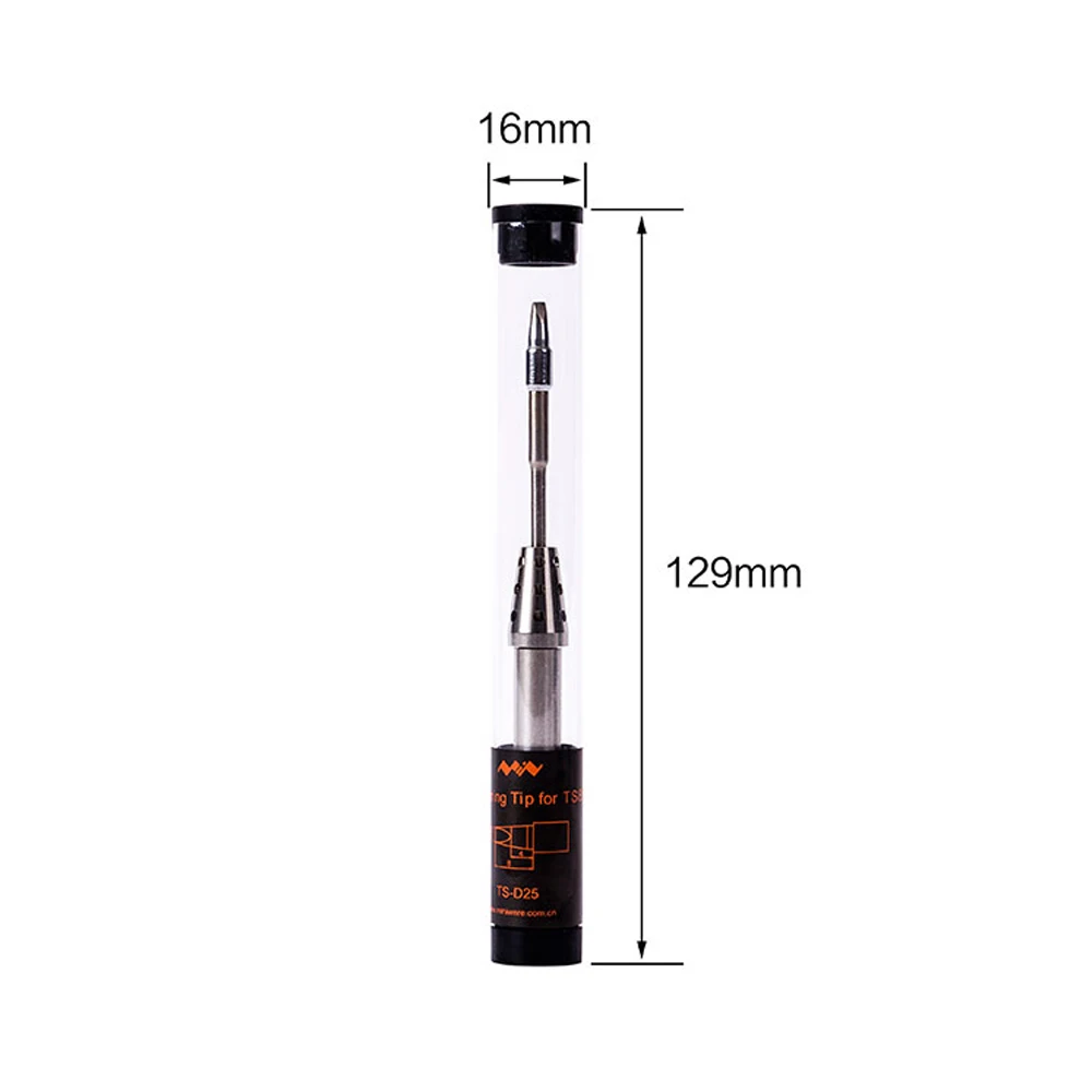 TS80P TS1C Digital LCD Soldering Iron Tips Mini Original Replacement Welding TS-B02 TS-D25 Tip Soldering Iron Tips 2