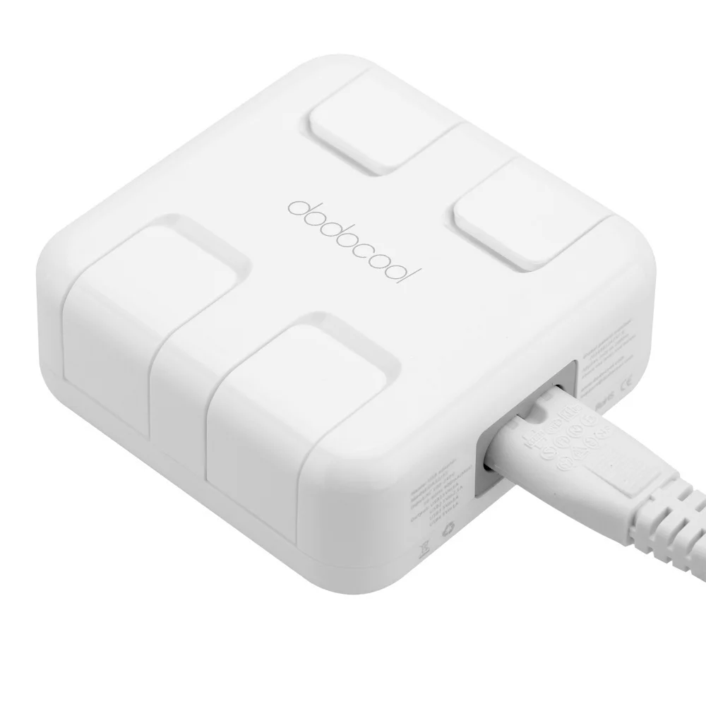 

US EU Plug 25W 4 Port USB Charger USB Power Adapter with Smart Super Charging Technology for iPhone X 8 Xiaomi Samsung Charger