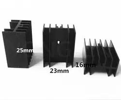10 шт. IC радиатора/транзистор радиатор 23*15-25 мм/транзистор теплоотвод/to-220heatsink