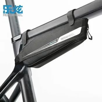 

ROSWHEEL Professional ROSWHEEL Professional Road Bicycle Bags Reflective Tool Triangle Pouch Top Bike Bag Cycling Race Panniers