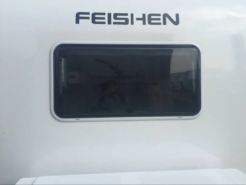 Алюминиевый сплав круглое Угловое окно с акриловым стеклом для RV Caravan дом на колесах MG17RW-AG