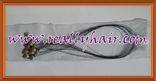 Quality nano hair extension fishing line ring hair extension hook needle 12pcs bag