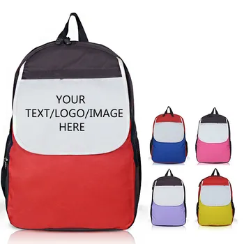 

Custom Kids School Bag Boys Girls Backpack Diy Your Name Logo Photo