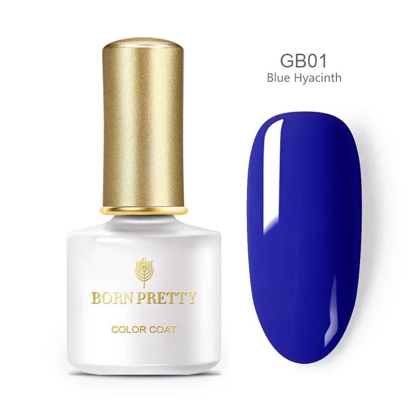 BORN PRETTY Blue серия Гель-лак для ногтей 6 мл замачиваемый УФ-Гель-лак чистый цвет лак для ногтей Гель-лак долговечный - Цвет: BP-GB01