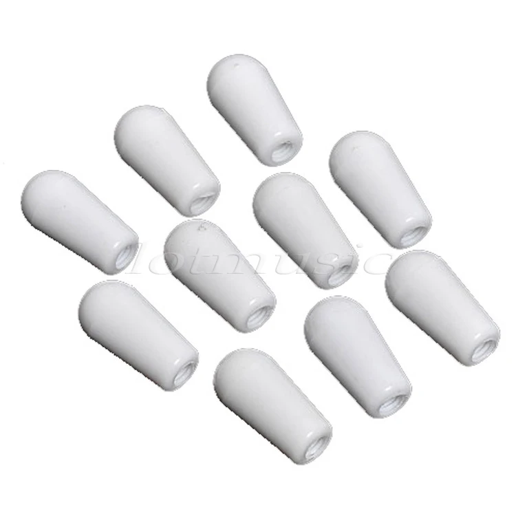 

10Pcs Switch Cap Toggle Tip Knob Cap white for Electric Guitar replacement