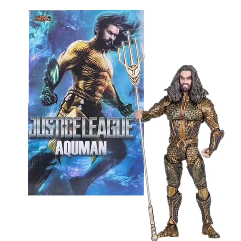 

26CM NEW Justice league Aquman Figure PVC Action Figure Collectable Model Toy Doll Christmas Gift