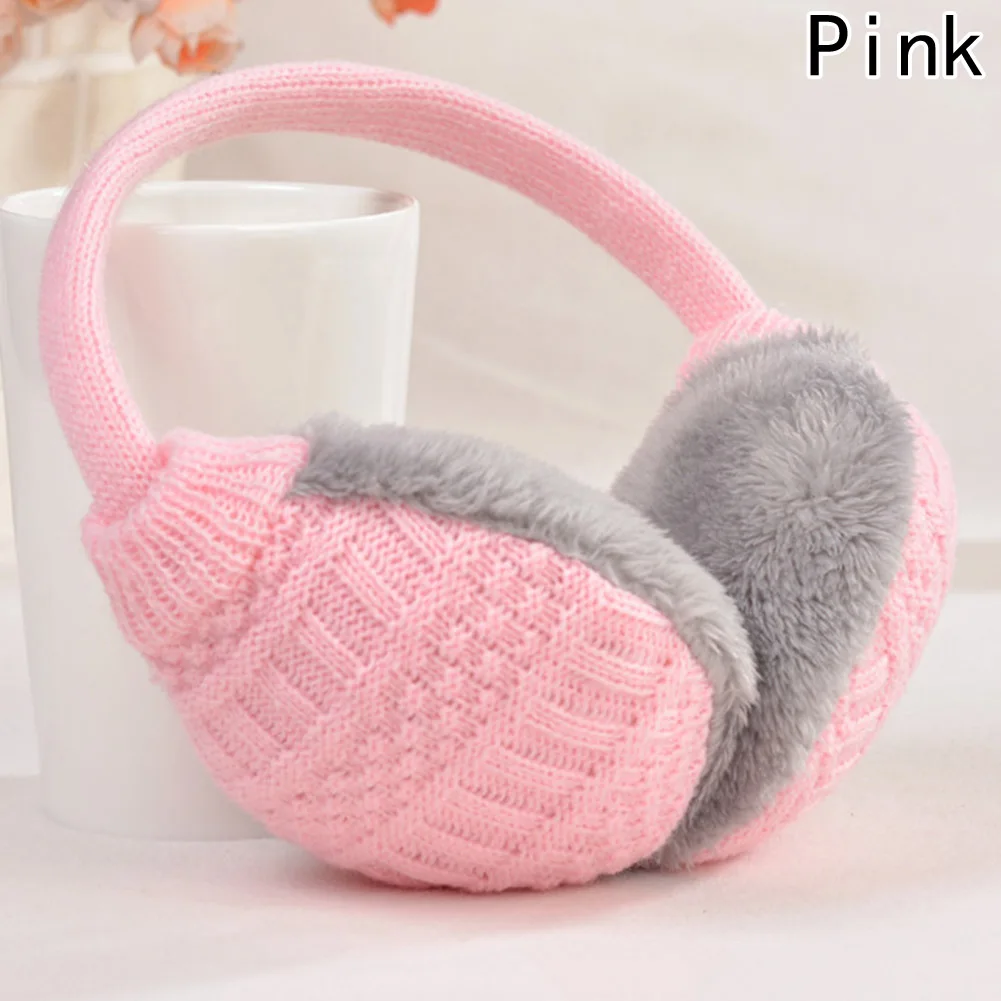 Fashion Winter Knitted Earmuffs For Women Winter Ear Protector Warm Ear