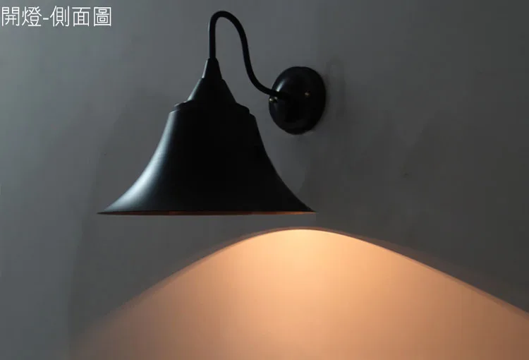 

Loft American Country Style Vintage Wall Lamp Contracted Wrought Iron Wall Lights Restaurant Cafe Vintage Wall Lights Sconces