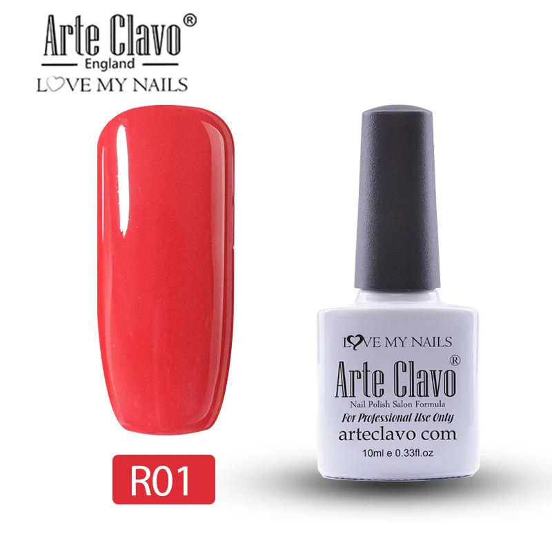 Arte Clavo основа и верхнее покрытие матовый топ гель лак для ногтей 10 мл Прозрачный впитывающий праймер гель лак для ногтей маникюр телесный розовый - Цвет: R01