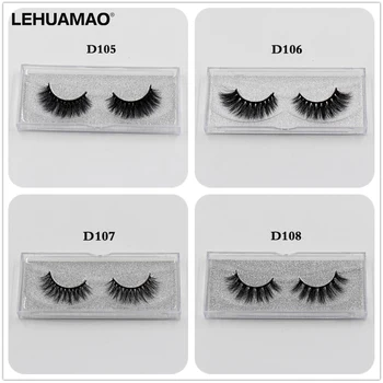 

LEHUAMAO Lashes 3D Mink Eyelashes Real Mink False Lashes Cross thick Natural Volume Eye Lashes Extension Makeup 1pair Eyelashes