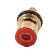 Кухня; ванная; Душ Кран Водопроводный латунный стержень клапана золотого цвета