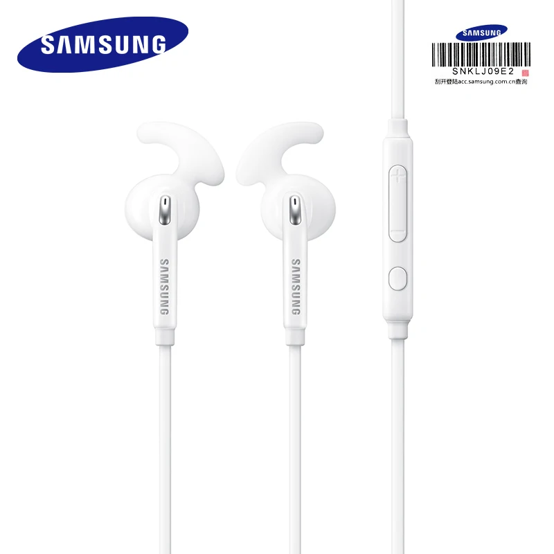 Samsung EG920L Проводные 3,5 мм гарнитуры с микрофоном 1,2 м в ухо стерео спортивные наушники для samsung S9Plus Поддержка Официальная проверка