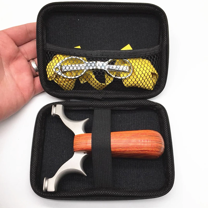 Sling Shot Ammo Balls 2-in-1 Slingshot Ammo Pouch Steel Ammo Balls