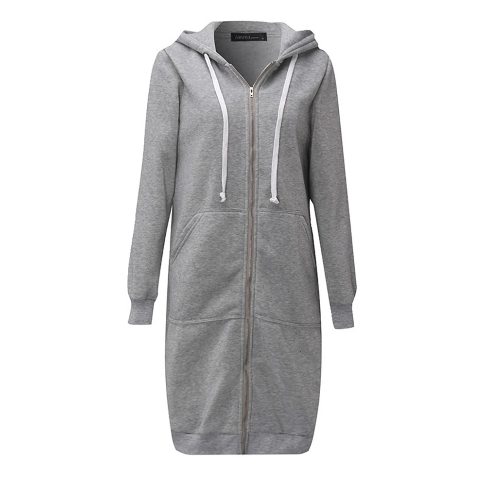 Plus Size 5XL Women Sweatshirts Hoodies Solid Hooded Jacket Long Sleeve Coat Women's Steetwear Ladies Autumn Winter Warm Coats
