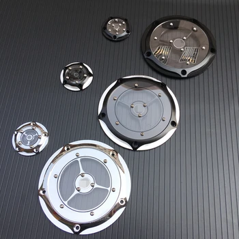 

Glide Road Cover & Timing softail Timer Cover Black Chrome For Harley Touring Road King Softail Heritage Dyna Fat Boy FLHRS FLTF