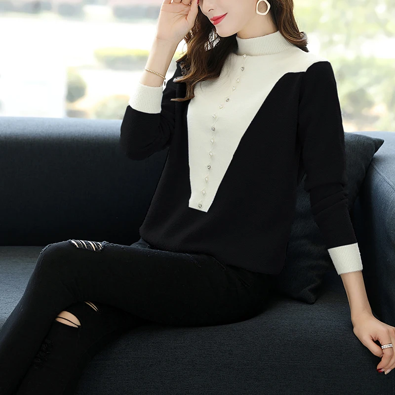 #Special Offers 2XL Brand Women Sweater Autumn Winter Sweater New Hit Color Knit Turtleneck Sweater Casual Bottoming Pullover Sweaters Female #Special Offers 2XL Brand Women Sweater Autumn Winter Sweater New Hit Color Knit Turtleneck Sweater Casual Bottoming Pullover Sweaters Female