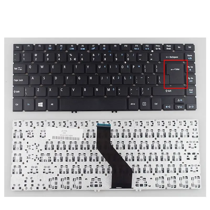  GZEELE English US laptop keyboard for ACER Aspire V7-481 V7-481G V7-481P V7-481PG V7-482 V7-482P V7