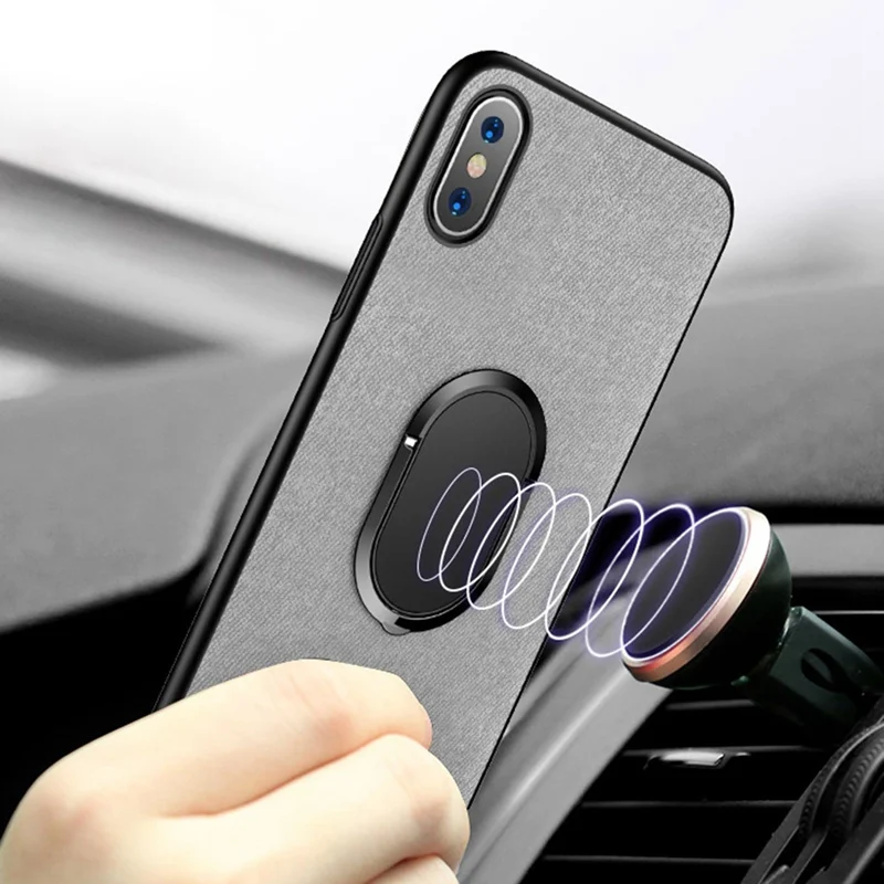 Universal 360 Degree Finger Ring Stand Holder Car Magnetic Air Vent Mount For iPhone Samsung Xiaomi Cell Phone Holder
