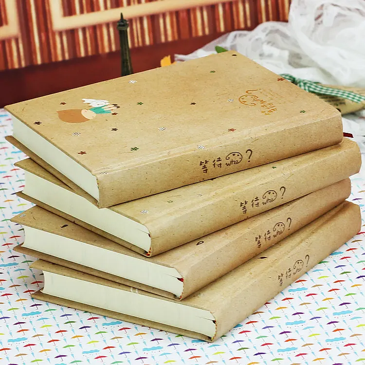 

GUOPING Notebook 36K Who Is Meet Series Notebook Creative Vintage Diary Notebook Color Pages 1PCS