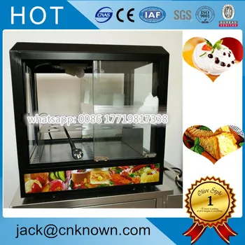 

Free shipping pizza cone making machine pizza cone display showcase for sale