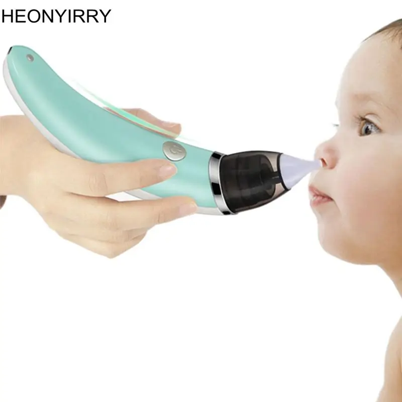 Baby Nasal Aspirator Nose Cleaner Electric Safe Hygienic With 2 Sizes Of Nose Tips And Oral Snot Sucker For Newborns Boy Girls