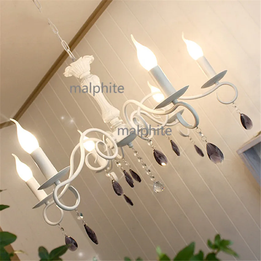 

Nordic Style Crystal Candle Pendant Lamp Living Room Bedroom Simple Home Decor Pendant Lights Loft LED Lighting Light Fixture