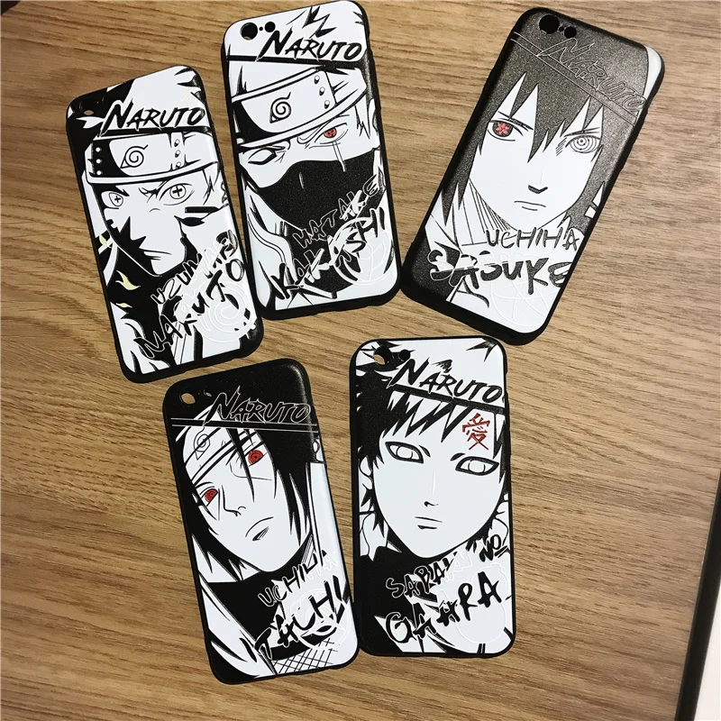 

Cartoon Anime NARUTO KAKASHI Relief Case For Coque Xiaomi Redmi 4X 4A 5 5Plus Redmi Note 3 4 5A Cases Funda Capa TPU Silicone