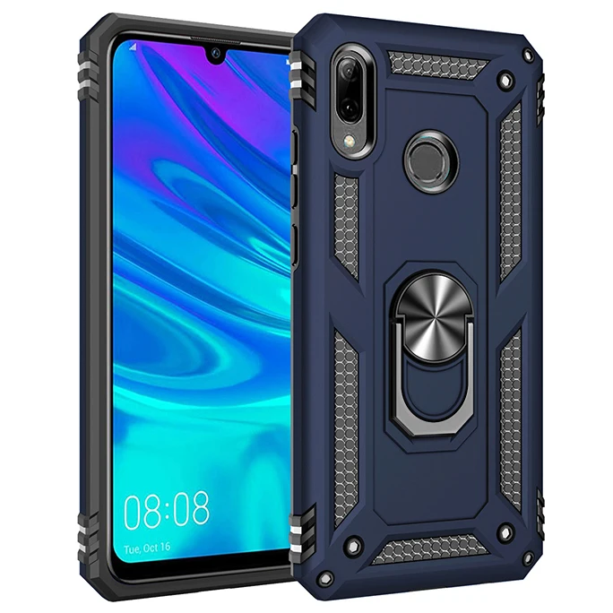 

Armor case For Huawei P Smart 2019 Case Magnetic Finger Ring Holder Bumper Protection Back Cover For Huawei P Smart 2019 Case