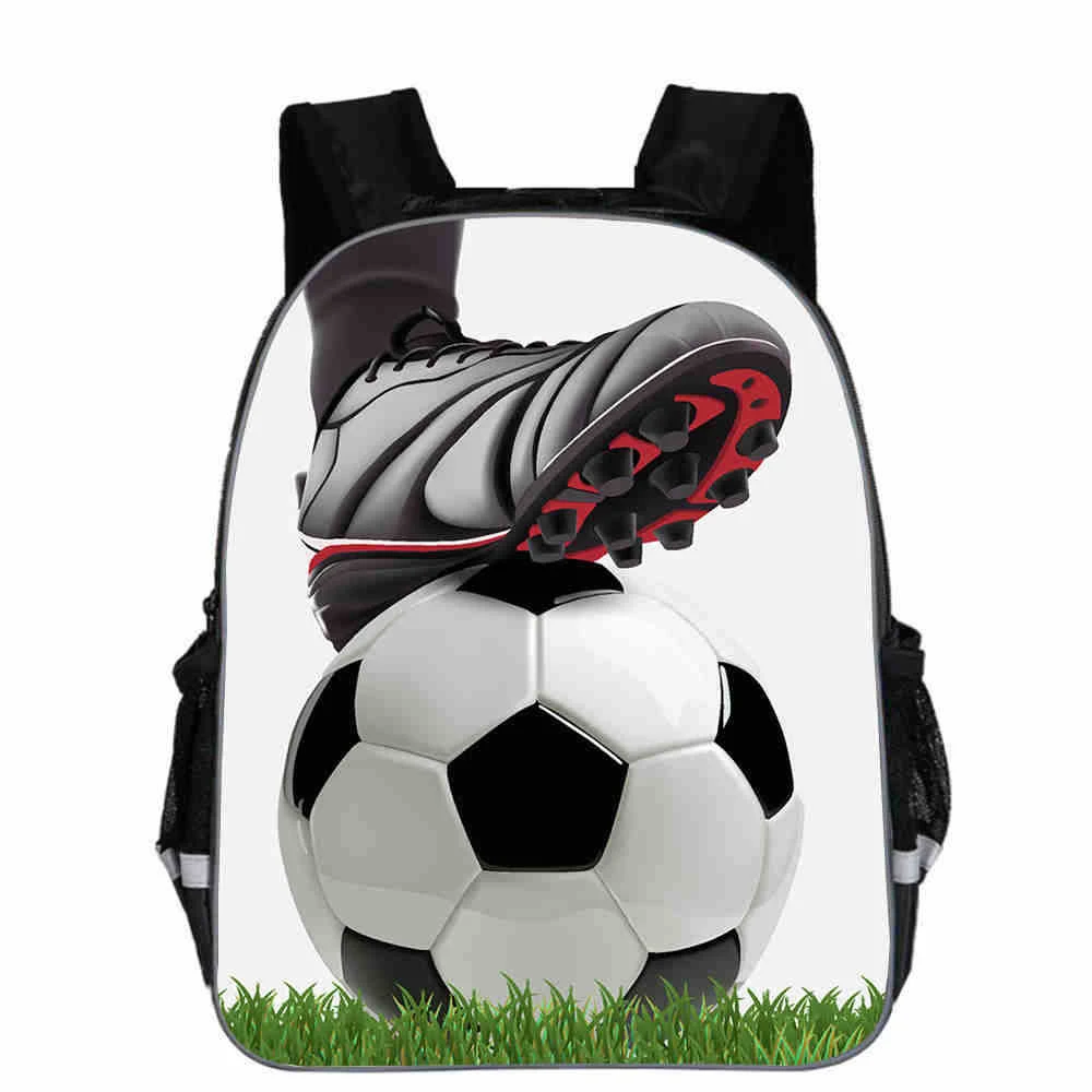 New 13 Inch Soccer Print Kids Cool Fans Children Bagpack Cool Kids Fans Children Bagpack