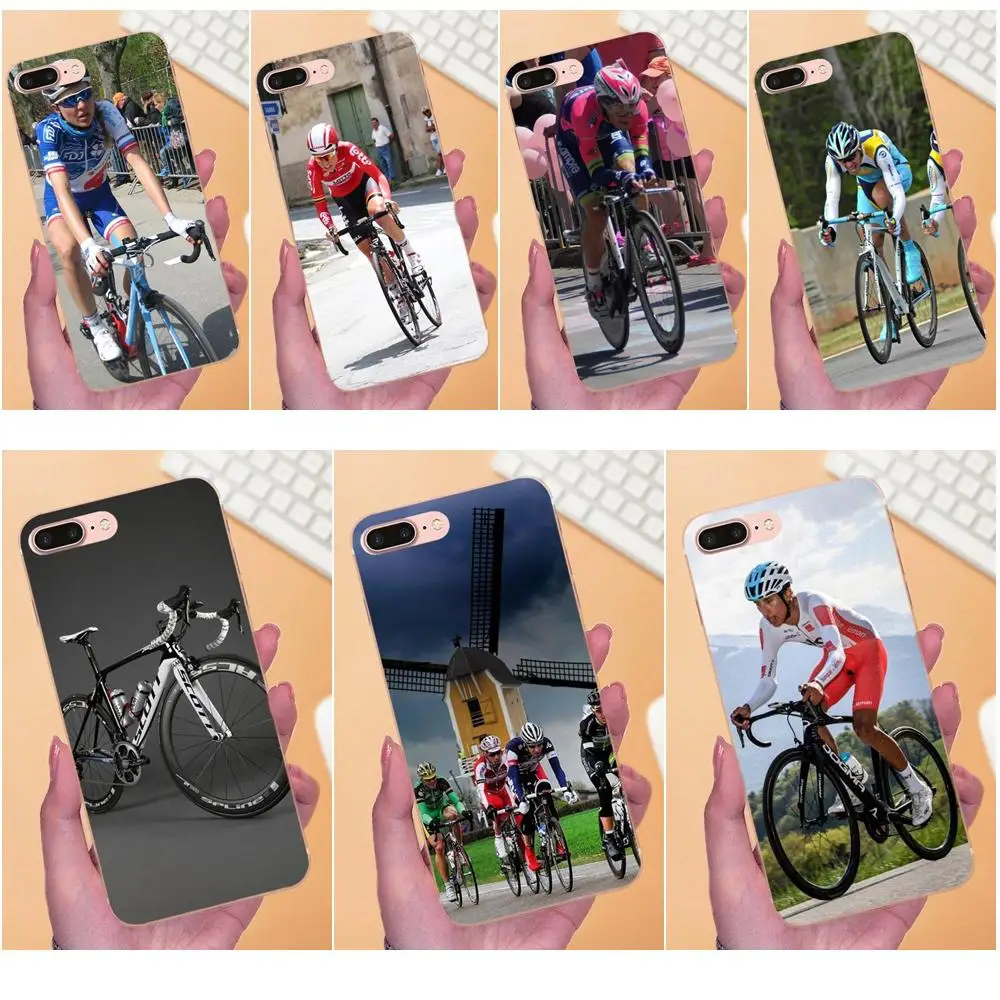 

Sport Iam Cycling Bike Print Soft TPU Cover Cell Phone Cases For Apple iPhone 4 4S 5 5C 5S SE 6 6S 7 8 Plus X XS Max XR