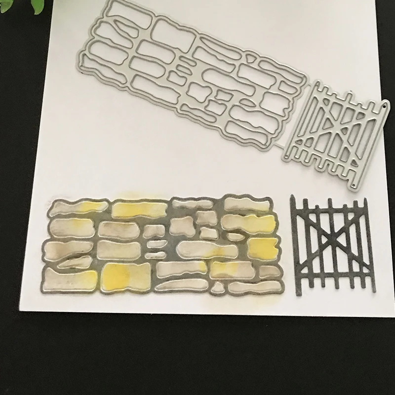 

CountryScape Scrapbooking Dies Fence wall Gate Metal Cutting Dies Paper Card Decorative Craft Die Cut
