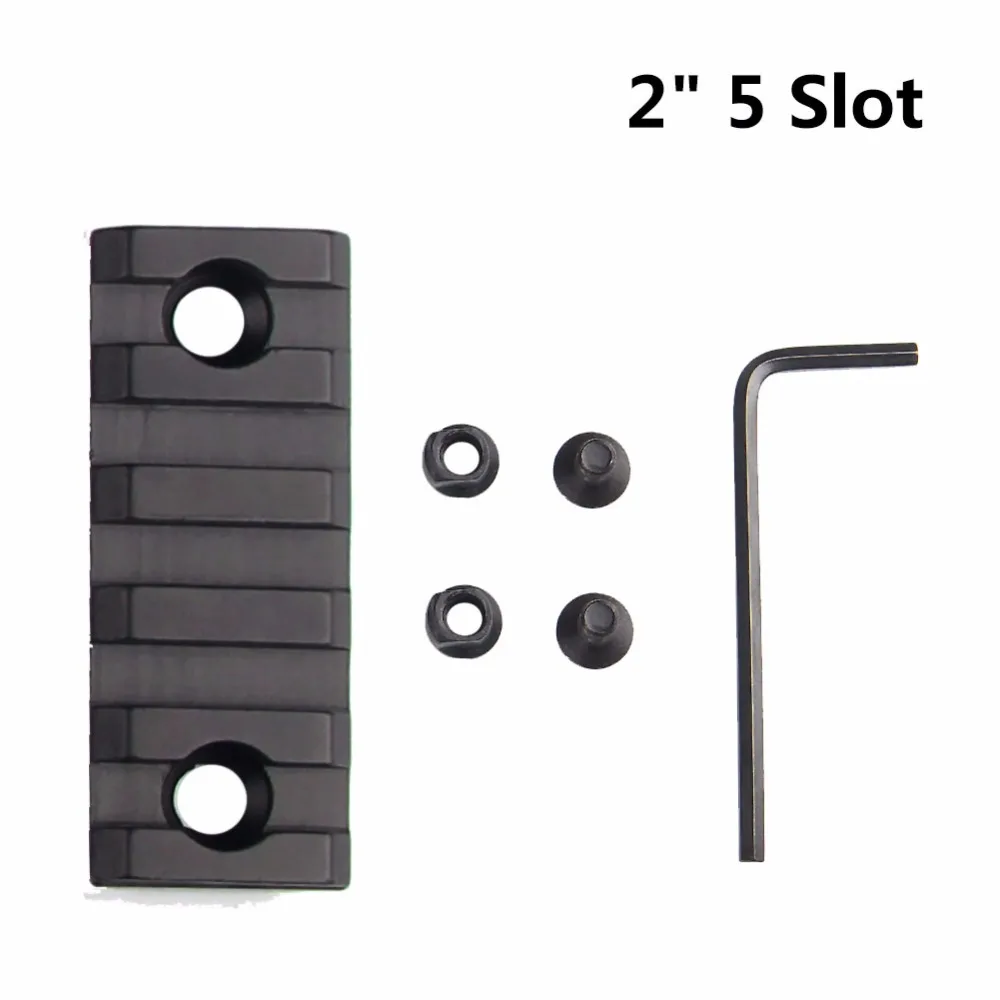 3 Sizes Tactical Hunting 2 5 Slot  3 7 Slot  5 13 slot Aluminum Keymod Scope Mount 55mm 75mm 135mm Picatinny Weaver Rail Airsoft Gun Shooting Accessory Rail Mount RL1-0023 (3)
