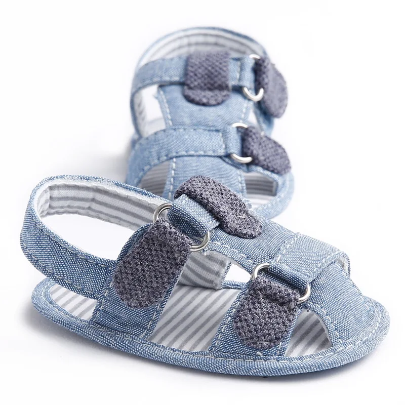 2018 New Blue Jean Baby Boys Shoes 