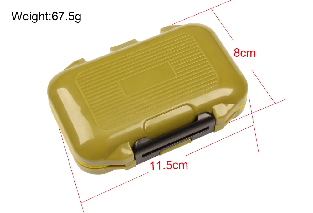Spinpoler 1PC ABS Plastic Foam Double Side Fly Fishing Lure Fly Tying Boxes Artificial Insect Bait Hook Storage Box  (3)