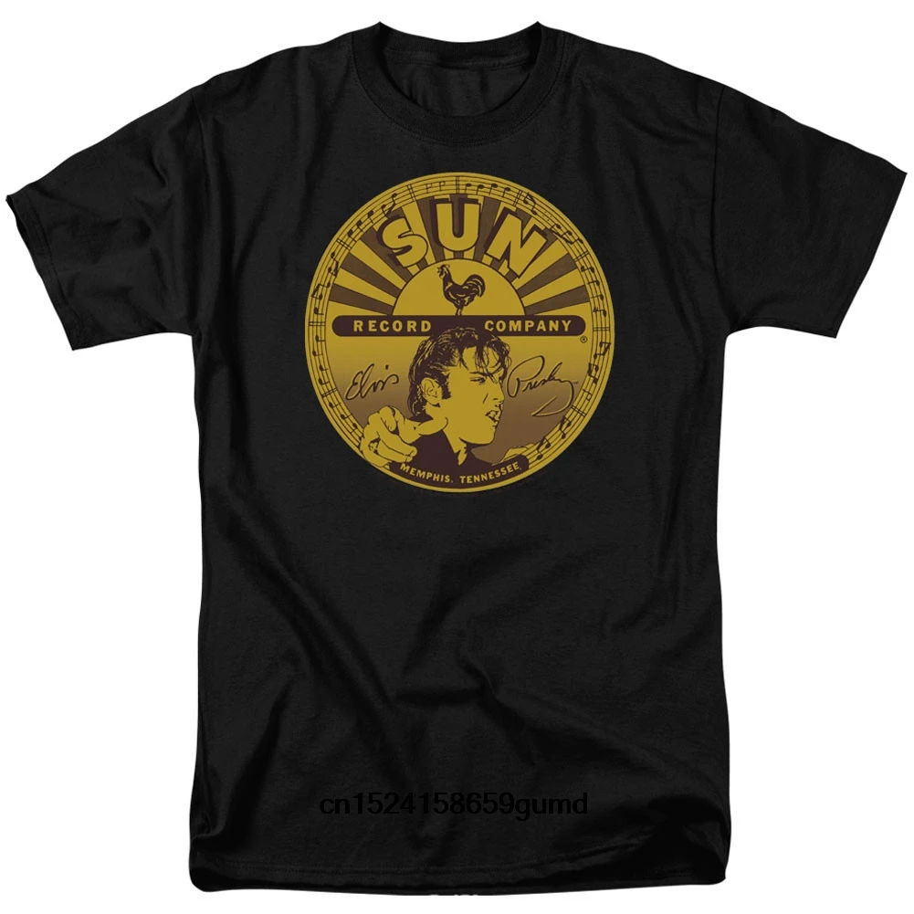 

Funny Men t shirt Women novelty tshirt Sun Records Elvis Full Sun Label Adult T-Shirt