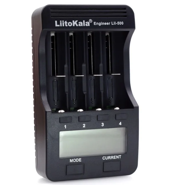 Умное устройство для зарядки никель-металлогидридных аккумуляторов от компании Liitokala: Lii-500 никель-металл-гидридного Батарея Зарядное устройство, 3,7 V 18650 18350 18500 17500 10440 26650 1,2 V AA/AAA зарядное напряжение на выходе 5 в ЖК-дисплей Смарт Зарядное устройство - Цвет: Only charger