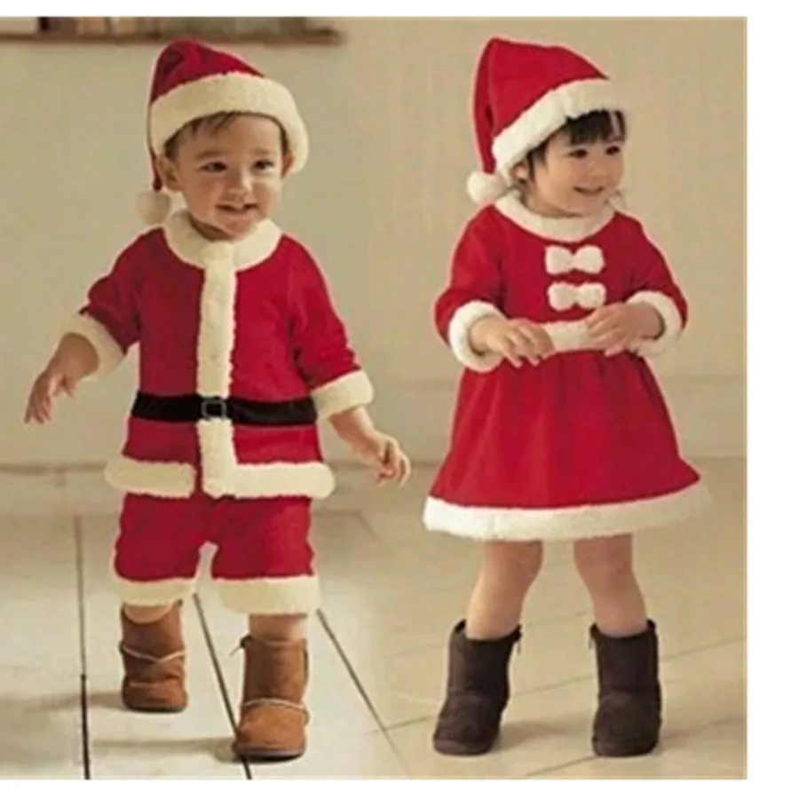 

New Pattern Children Little Boys And Girls Cosplay Cute Christmas Clothing