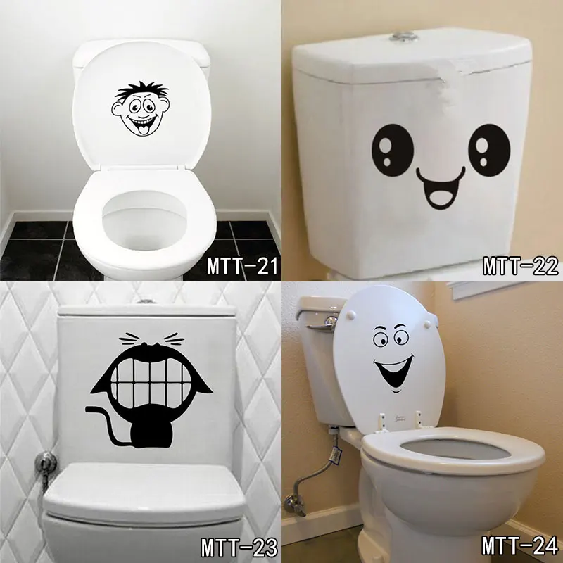 Милые наклейки на унитаз для ванной комнаты знак напоминания Цитата слова