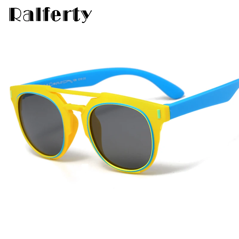 Ralferty 2018 ультра легкие гибкие детские солнцезащитные очки поляризованные для