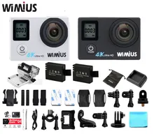 WiMiUS 4 К 30fps Wi-Fi Спорт Действий Камеры Ultra HD 1080 P 60fps мини Видео Перейдите Водонепроницаемый 40 М про Видео Автомобильный ВИДЕОРЕГИСТРАТОР Шлем Аксессуары экшн камера фотоаппарат