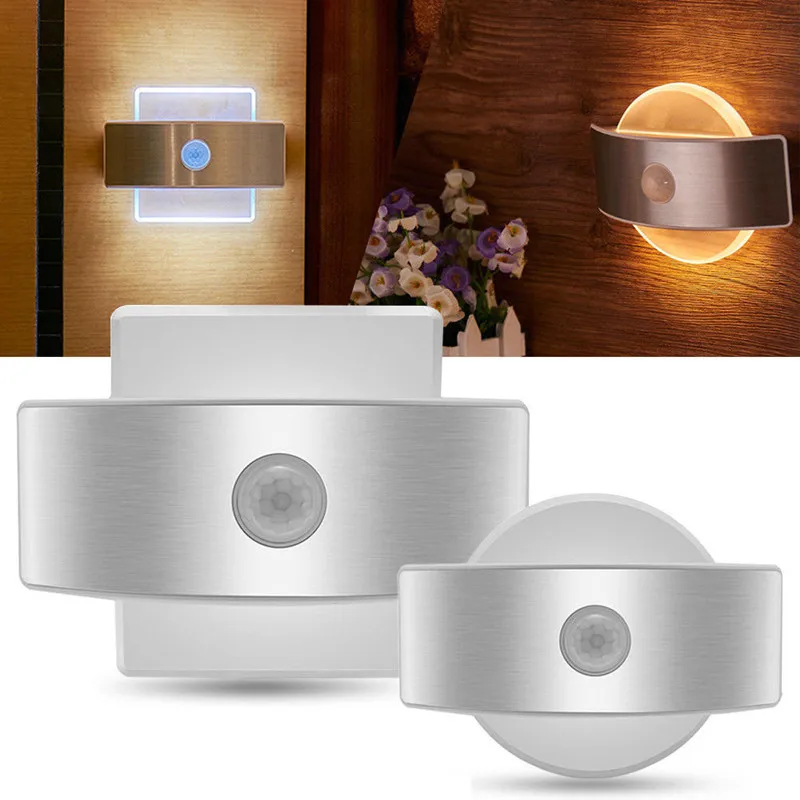  USB Rechargeable Night Light With Motion Sensor 14 LED Sensor Light Wireless Wall Lamp Light For Ki - 32961449491
