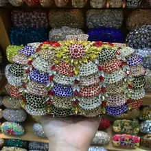 XIYUAN золото/серебро/Шампанское многоцветный дамы клатч со стразами и жемчугом вечерняя сумочка кристалл вечерние кошелек Свадьба сумка кошелек