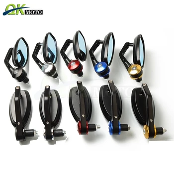 

Universal Motorcycles Rearview Mirrors Hand Grip Ends Mirrors For Vespa GTS 300 Yamaha MT 125 03 01 Tenere 700 R1 R6 XSR 900ABS