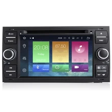 Android 6.0.1 Two Din 7 Inch Car DVD Player For Ford/Focus/Mondeo/Kuga 8 Cores 2GB RAM 32G ROM 3G/4G Wifi GPS Navigation Radio