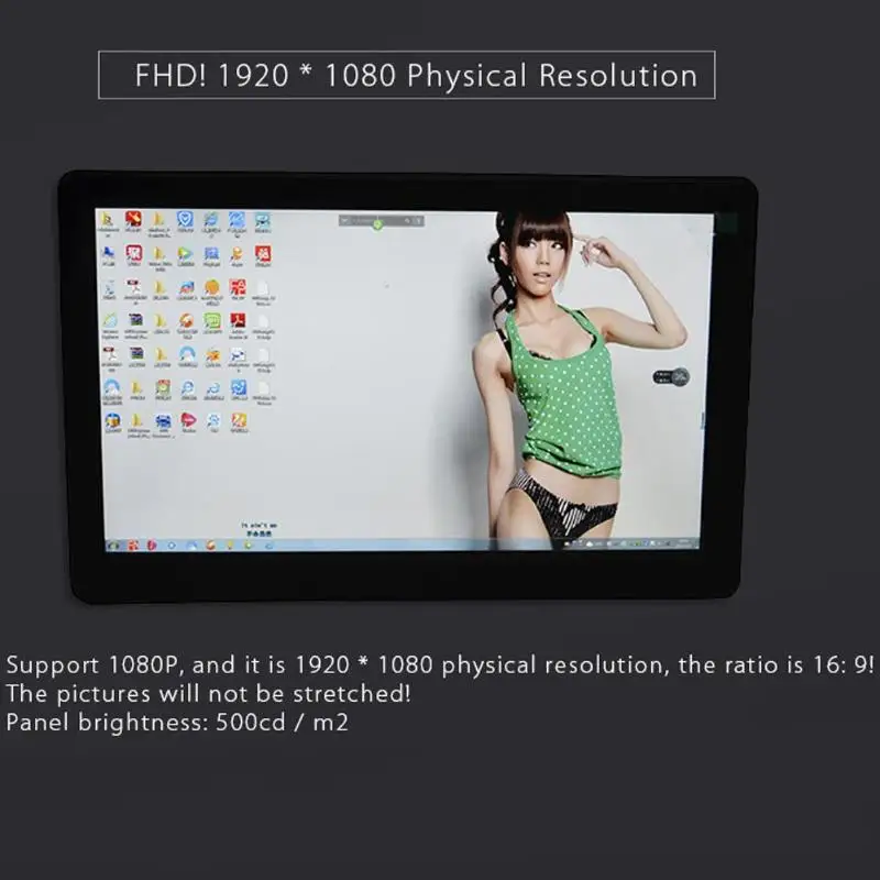 10in FHD 1080P монитор 1920x1080 ips экран ж/чехол для Raspberry Pi PS3/4