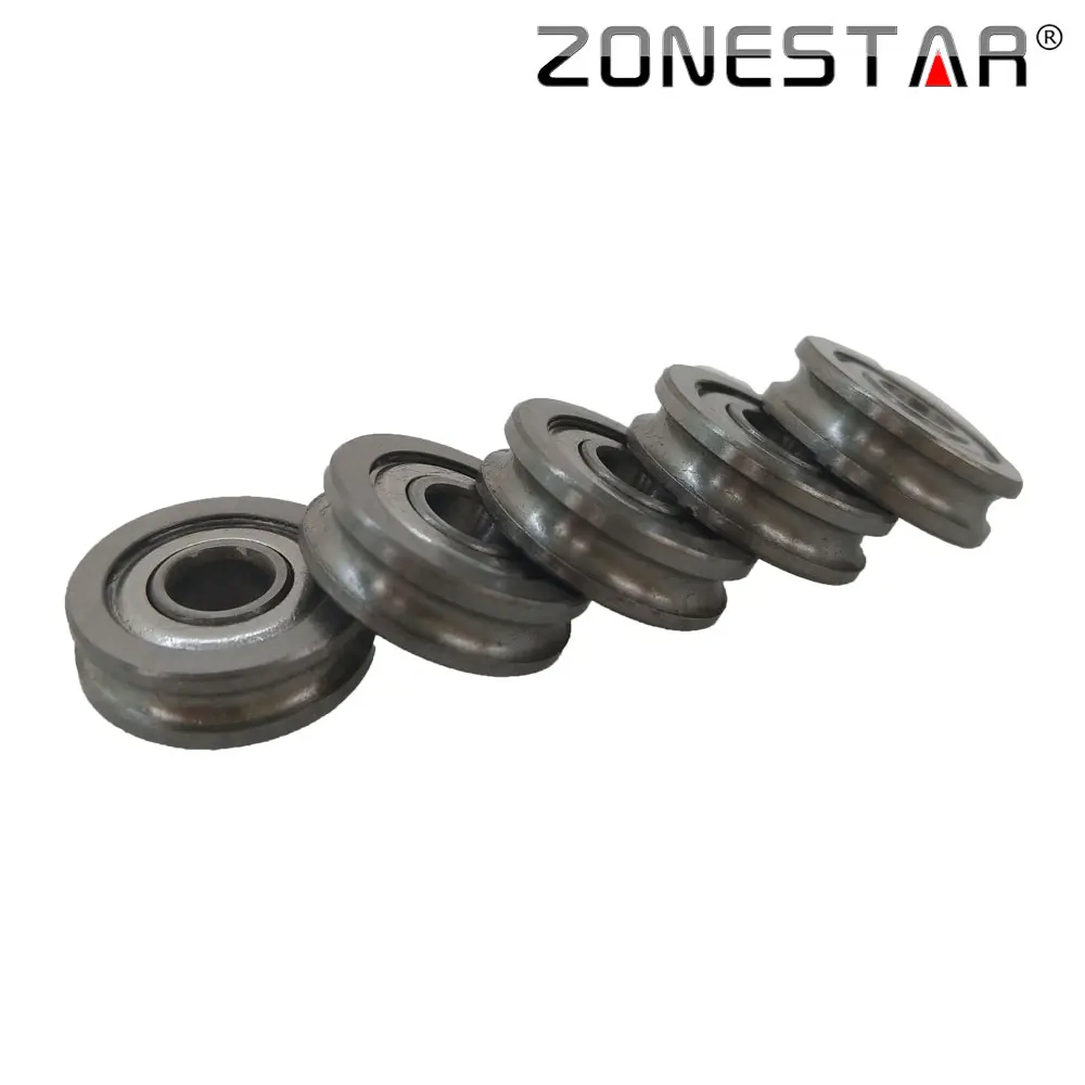 

ZONESTAR 5pcs/lot 3D Printer Extruder U-groove Guide Wheel Size 4*13*4mm