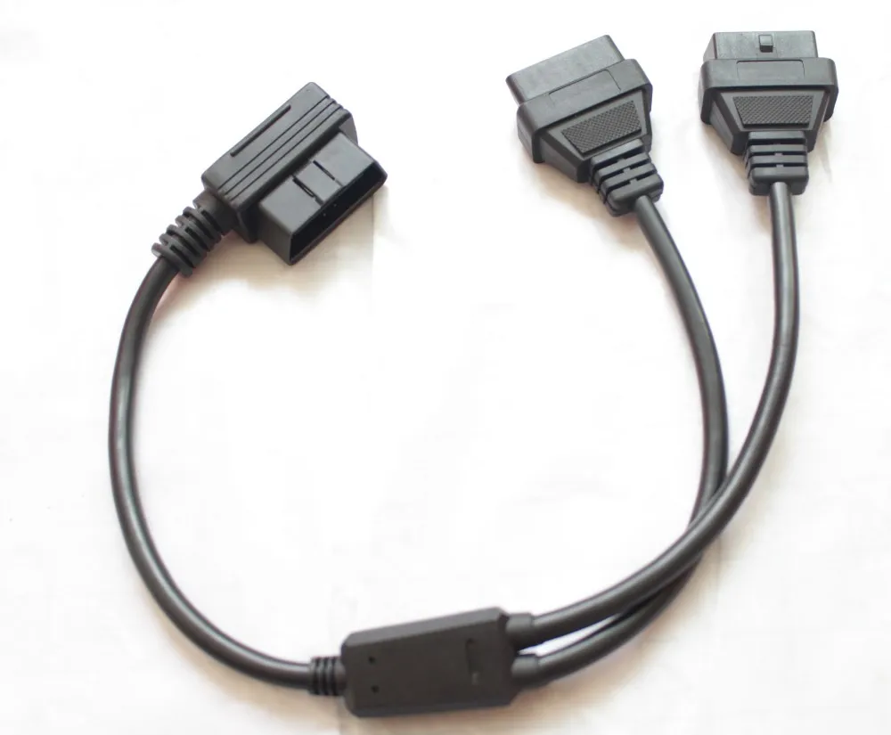 OBDII Splitter 16pin masculino para 16pin feminino