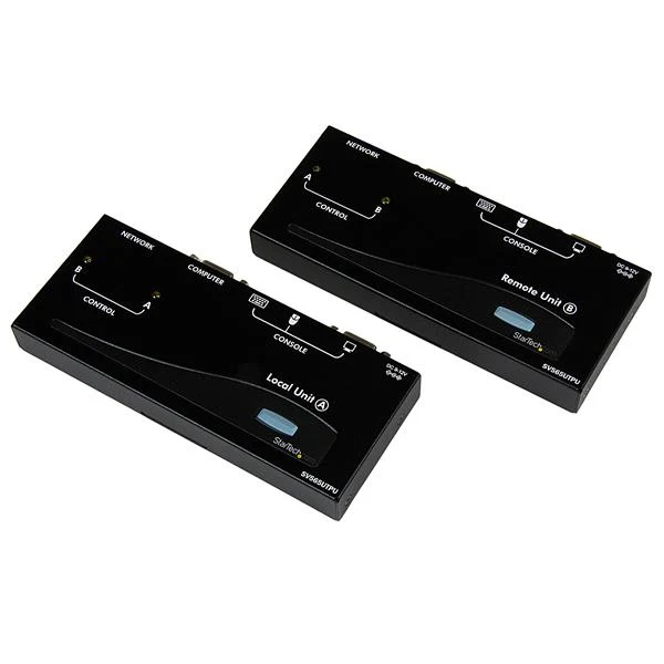 StarTech.com USB VGA KVM консольный удлинитель по CAT5 UTP (500 ft) 1024x1280 пикселей черный CE FCC