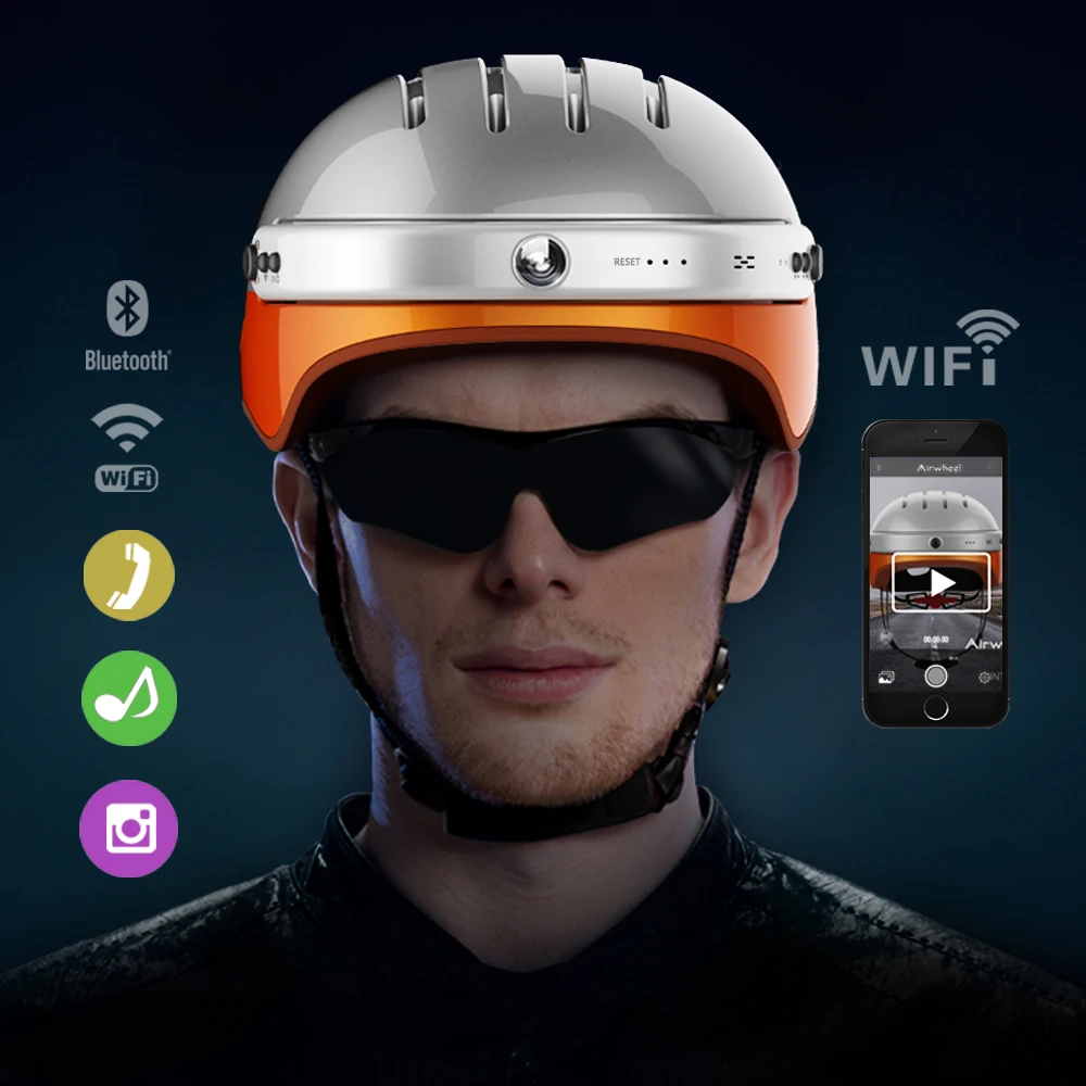 

AIRWHEEL C5 Intelligent Helmet With Front Camera and Bluetooth Speaker